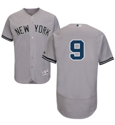 Men's Majestic New York Yankees #9 Roger Maris Grey Road Flex Base Authentic Collection MLB Jersey