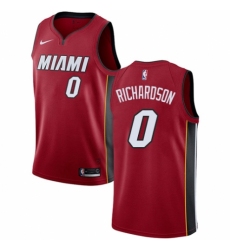 Youth Nike Miami Heat #0 Josh Richardson Swingman Red NBA Jersey Statement Edition