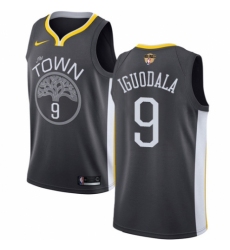 Women's Nike Golden State Warriors #9 Andre Iguodala Swingman Black Alternate 2018 NBA Finals Bound NBA Jersey - Statement Edition