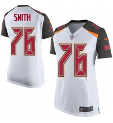 Women's Nike Tampa Bay Buccaneers #76 Donovan Smith Game White NFL Jersey