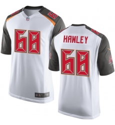 Men's Nike Tampa Bay Buccaneers #68 Joe Hawley Game White NFL Jersey