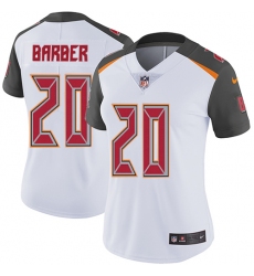 Women's Nike Tampa Bay Buccaneers #20 Ronde Barber Elite White NFL Jersey