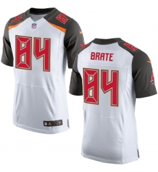 Men's Nike Tampa Bay Buccaneers #84 Cameron Brate Elite White NFL Jersey