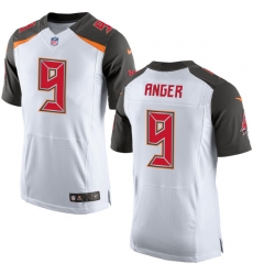 Men's Nike Tampa Bay Buccaneers #9 Bryan Anger Elite White NFL Jersey