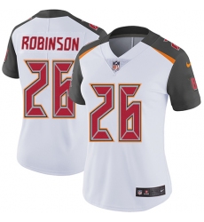 Women's Nike Tampa Bay Buccaneers #26 Josh Robinson Elite White NFL Jersey
