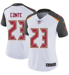 Women's Nike Tampa Bay Buccaneers #23 Chris Conte Elite White NFL Jersey