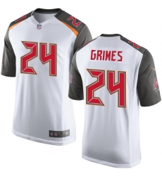 Men's Nike Tampa Bay Buccaneers #24 Brent Grimes Game White NFL Jersey