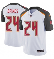 Men's Nike Tampa Bay Buccaneers #24 Brent Grimes White Vapor Untouchable Limited Player NFL Jersey