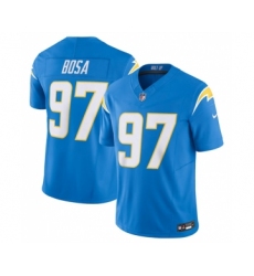 Men's Nike Los Angeles Chargers #97 Joey Bosa Blue 2023 F.U.S.E. Vapor Untouchable Limited Stitched Jersey
