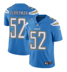 Youth Nike Los Angeles Chargers #52 Denzel Perryman Electric Blue Alternate Vapor Untouchable Limited Player NFL Jersey