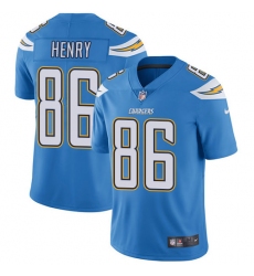Youth Nike Los Angeles Chargers #86 Hunter Henry Electric Blue Alternate Vapor Untouchable Limited Player NFL Jersey