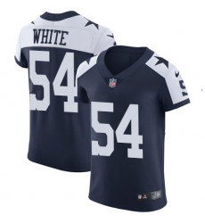 Men's Nike Dallas Cowboys #54 Randy White Navy Blue Throwback Alternate Vapor Untouchable Elite Player NFL Jersey