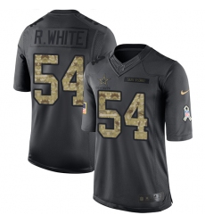 Youth Nike Dallas Cowboys #54 Randy White Limited Black 2016 Salute to Service NFL Jersey