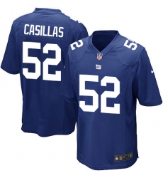 Men's Nike New York Giants #52 Jonathan Casillas Game Royal Blue Team Color NFL Jersey