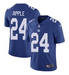 Youth Nike New York Giants #24 Eli Apple Royal Blue Team Color Vapor Untouchable Limited Player NFL Jersey