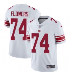 Youth Nike New York Giants #74 Ereck Flowers Elite White NFL Jersey