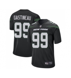 Men's New York Jets #99 Mark Gastineau Game Black Alternate Football Jersey