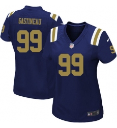Women's Nike New York Jets #99 Mark Gastineau Game Navy Blue Alternate NFL Jersey