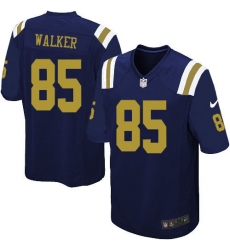 Men's Nike New York Jets #85 Wesley Walker Game Navy Blue Alternate NFL Jersey