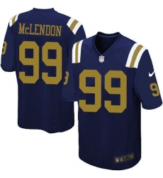 Men's Nike New York Jets #99 Steve McLendon Game Navy Blue Alternate NFL Jersey