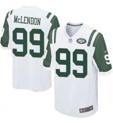 Men's Nike New York Jets #99 Steve McLendon Game White NFL Jersey
