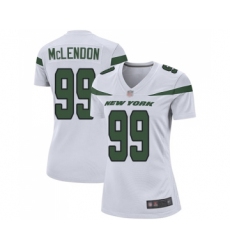 Women's New York Jets #99 Steve McLendon Game White Football Jersey