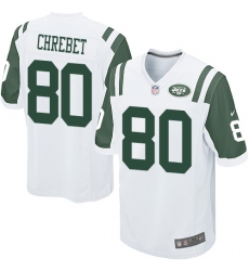 Men's Nike New York Jets #80 Wayne Chrebet Game White NFL Jersey