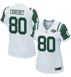 Women's Nike New York Jets #80 Wayne Chrebet Game White NFL Jersey