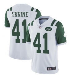 Youth Nike New York Jets #41 Buster Skrine Elite White NFL Jersey