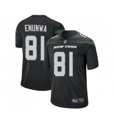 Men's New York Jets #81 Quincy Enunwa Game Black Alternate Football Jersey