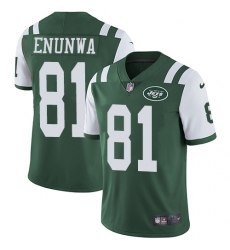 Youth Nike New York Jets #81 Quincy Enunwa Green Team Color Vapor Untouchable Limited Player NFL Jersey