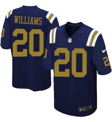 Men's Nike New York Jets #20 Marcus Williams Game Navy Blue Alternate NFL Jersey