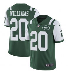 Youth Nike New York Jets #20 Marcus Williams Elite Green Team Color NFL Jersey