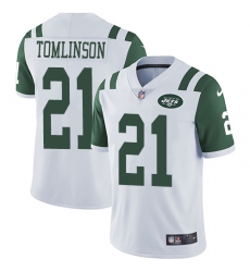 Youth Nike New York Jets #21 LaDainian Tomlinson White Vapor Untouchable Limited Player NFL Jersey
