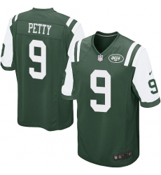 Men's Nike New York Jets #9 Bryce Petty Game Green Team Color NFL Jersey