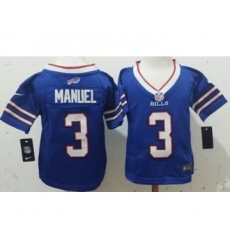 Nike Buffalo Bills #3 EJ Manuel 2013 Light Blue Toddlers Jersey
