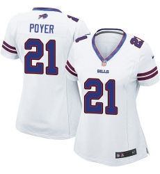 Women's Nike Buffalo Bills #21 Jordan Poyer Game White NFL Jersey