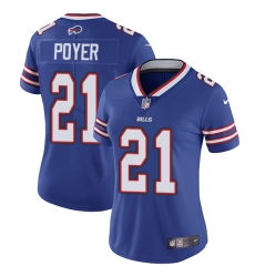 Women's Nike Buffalo Bills #21 Jordan Poyer Royal Blue Team Color Vapor Untouchable Limited Player NFL Jersey