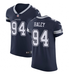 Men's Nike Dallas Cowboys #94 Charles Haley Navy Blue Team Color Vapor Untouchable Elite Player NFL Jersey