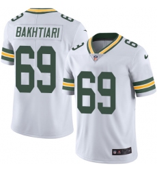 Youth Nike Green Bay Packers #69 David Bakhtiari Elite White NFL Jersey