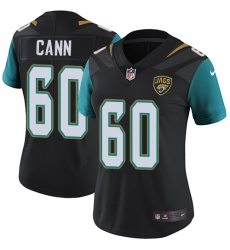 Women's Nike Jacksonville Jaguars #60 A. J. Cann Elite Black Alternate NFL Jersey