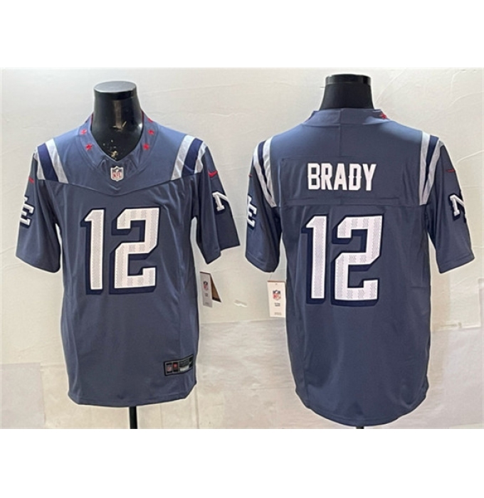 Men's New England Patriots #12 Tom Brady 2025 F.U.S.E. “Rivalries” Vapor Limited Football Stitched Jersey