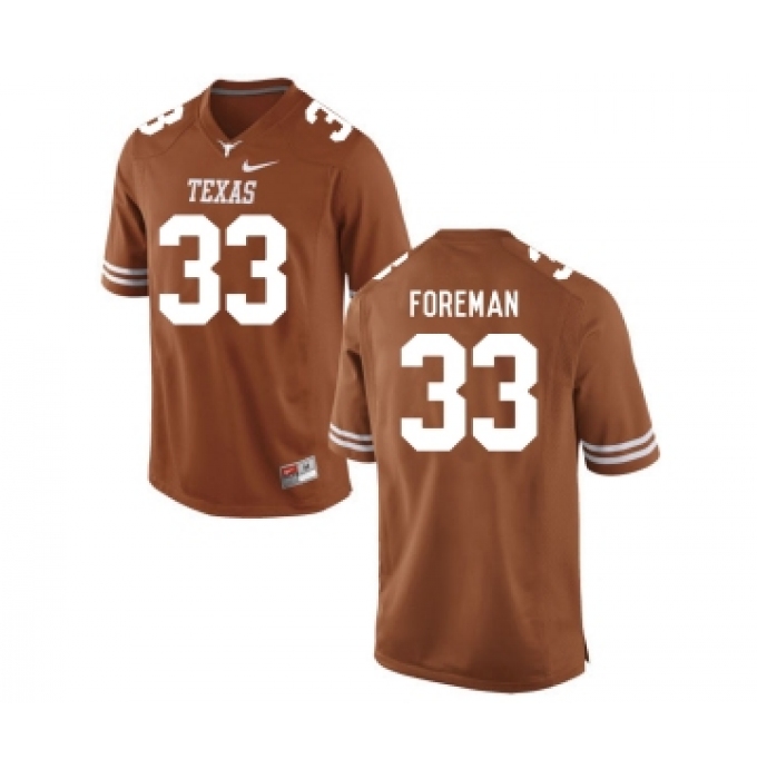 Texas Longhorns 33 D'Onta Foreman Brunt Orange College Football Jersey