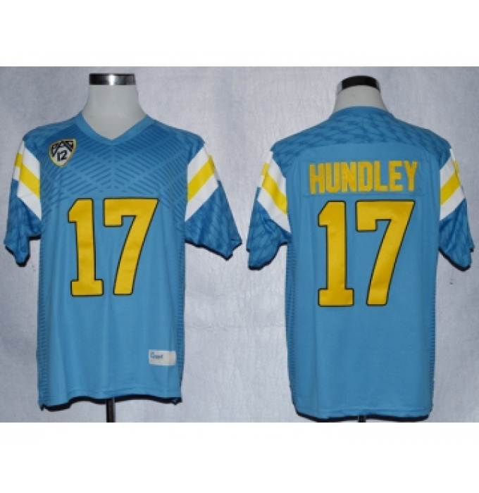 UCLA Bruins 17 Brett Hundley L.Blue College Jerseys