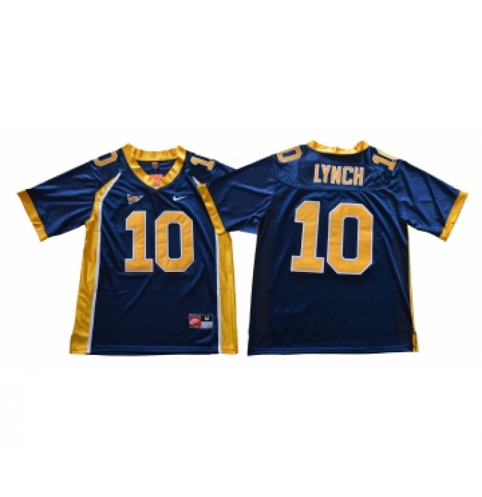 California Golden Bears 10 Marshawn Lynch Navy College Football Jersey