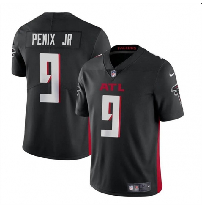 Men's Atlanta Falcons #9 Michael Penix Jr Black 2024 Draft Vapor Untouchable Limited Football Stitched Jersey