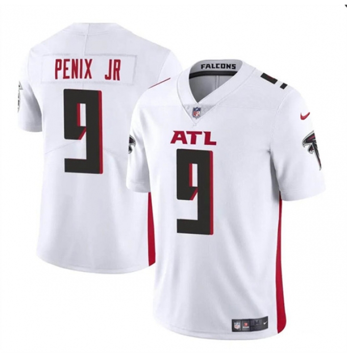 Men's Atlanta Falcons #9 Michael Penix Jr White 2024 Draft Vapor Untouchable Limited Football Stitched Jersey