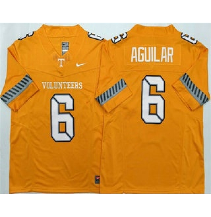 Men's Tennessee Volunteers #6 Joey Aguilar Limited Orange 2025 College Football Jersey