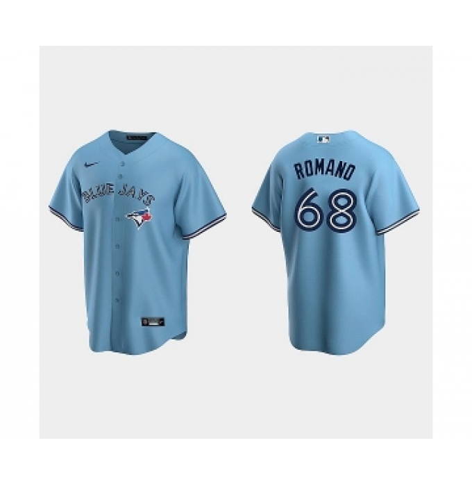 Men's Blue Jays 68 Jordan Romano Powder Blue Replica Jersey