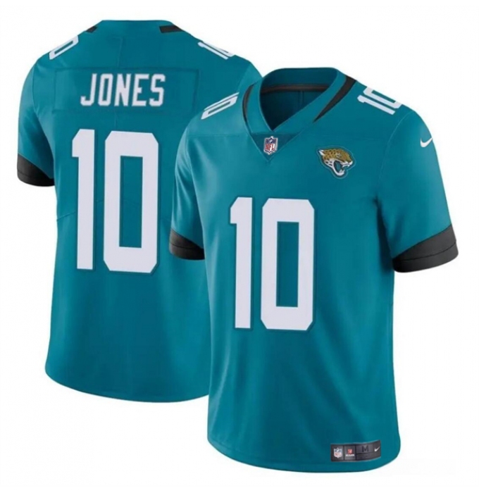 Men's Jacksonville Jaguars #10 Mac Jones Teal Vapor Untouchable Limited Football Stitched Jersey